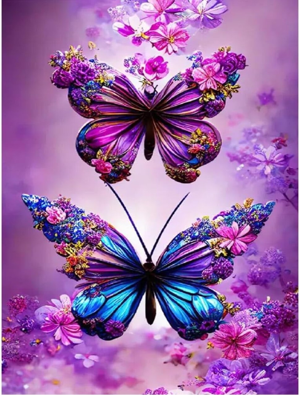 Butterfly Diamond Art Painting Kits for Adults Full Drill Diamond Dots